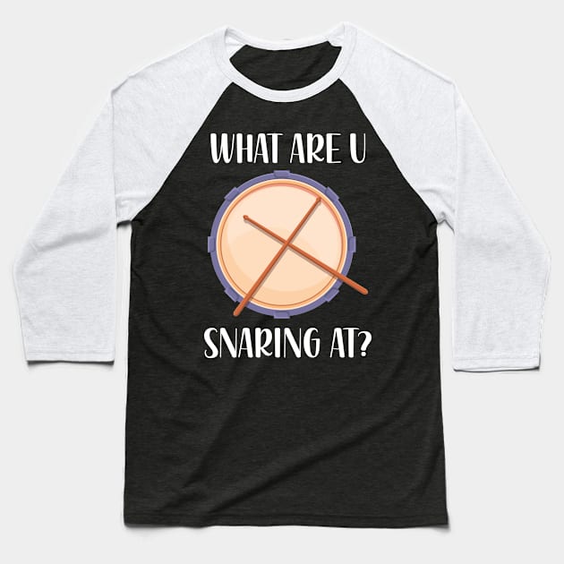 What Are U Snaring At? Baseball T-Shirt by maxcode